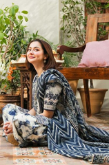 Sapphire - 3PC Lawn Digital Printed Suit- ZL0157